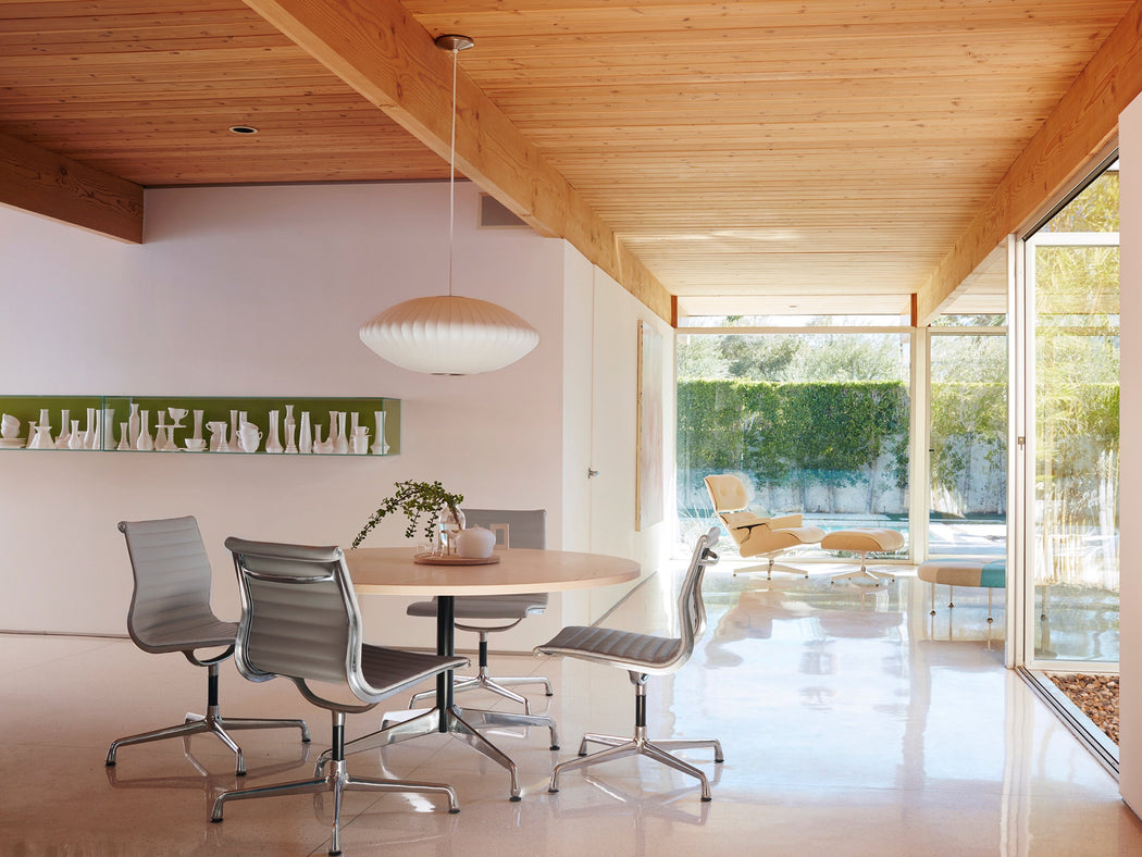 Eames Segment Round Table White Top | Freeship