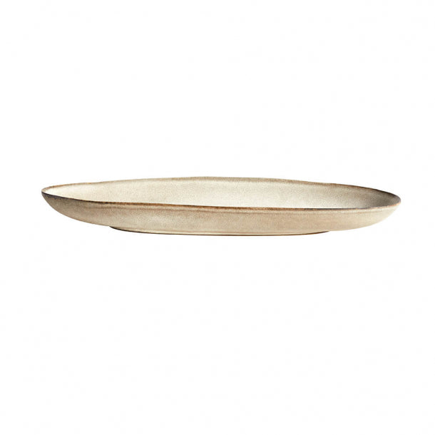Long Oval Dish Mame | Cream