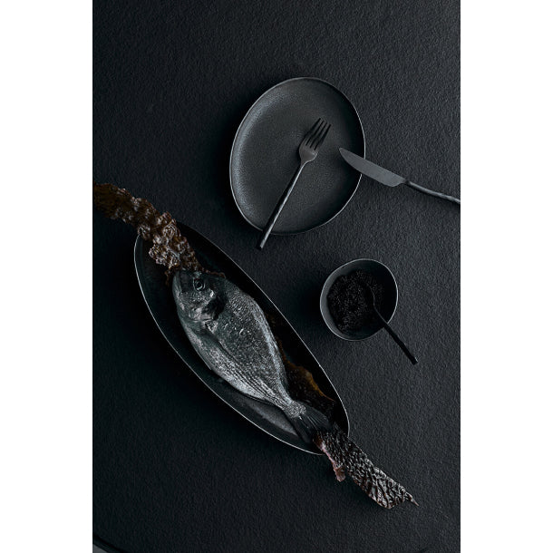 Long Oval Dish Mame | Black