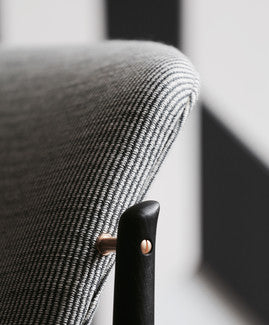 France Chair | Black & Grey