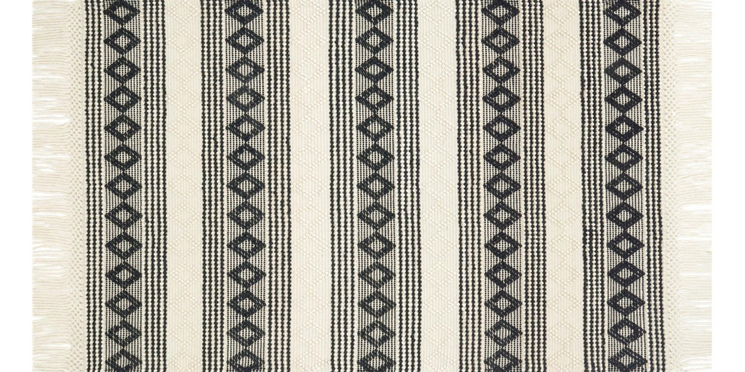 Holloway Rug | Ivory & Black
