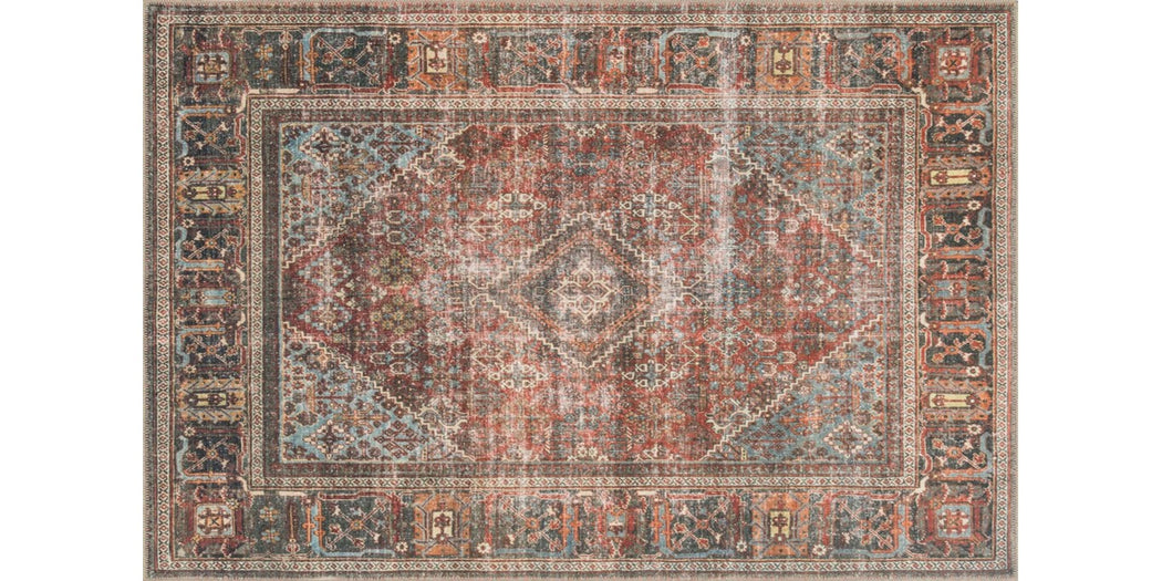 Loren Rug | Brick & Midnight