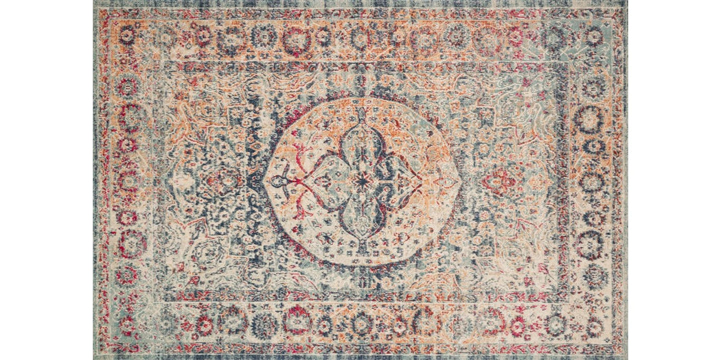 Nour Rug | Blue & Multi