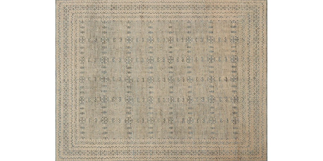 Origin Rug | Blue & Natural