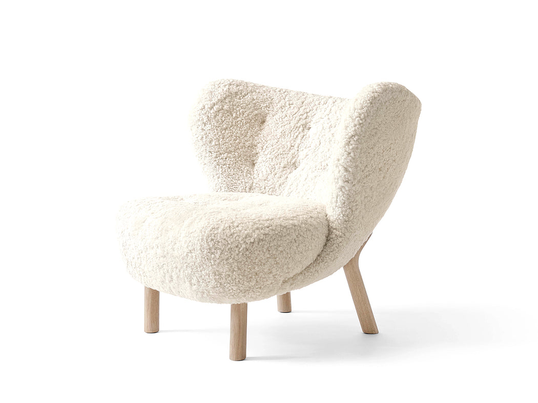 Little Petra VB1 Lounge Chair | White Oiled Oak Base (4 Colors) | Freeship