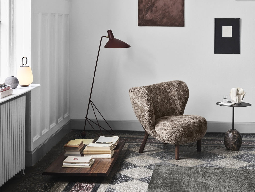 Little Petra VB1 Lounge Chair | Oiled Walnut Base (4 Colors) | Freeship