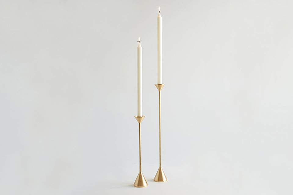 Cone Spindle Candle Holder (2 Sizes)
