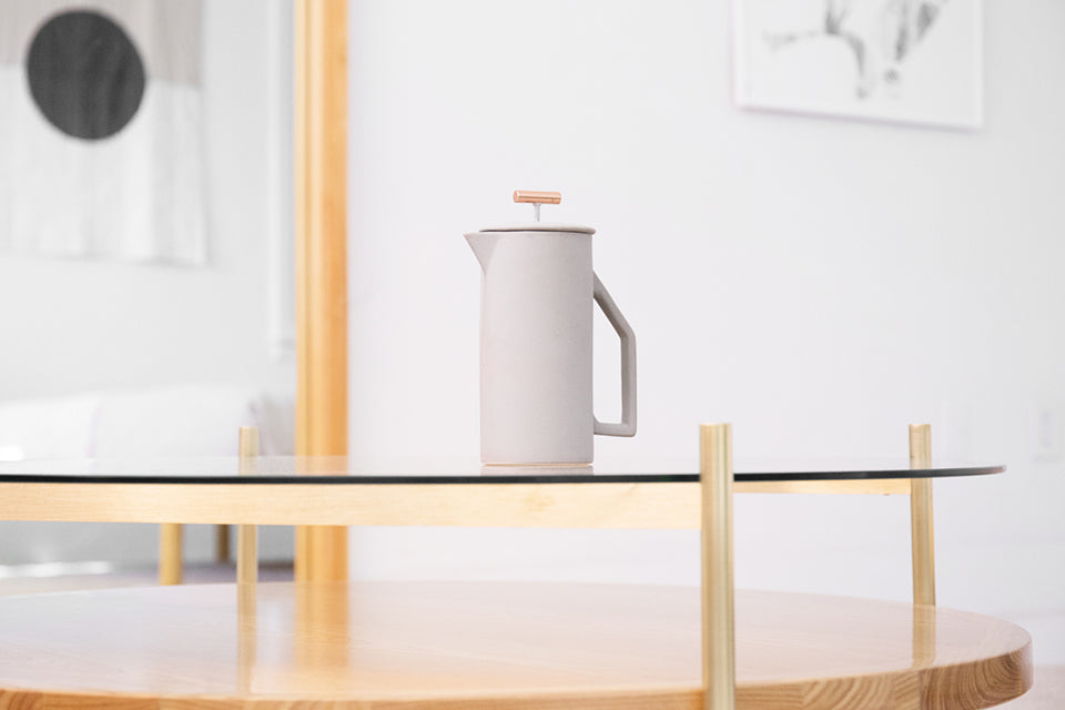 Ceramic Gray French Press