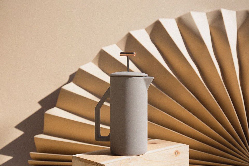 Ceramic Gray French Press