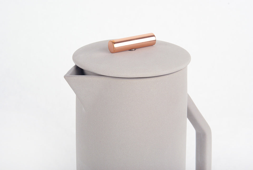Ceramic Gray French Press