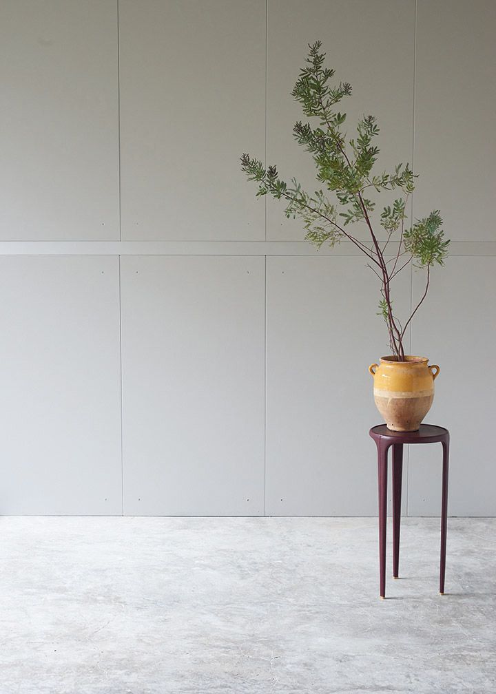 Wisp Leather Side Table (9 Colors)