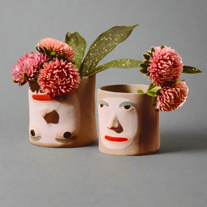 Grey Face Planter (2 Types)
