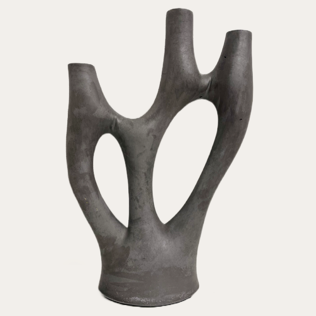 Kreten Candelabra Charcoal | Quickship & Freeship