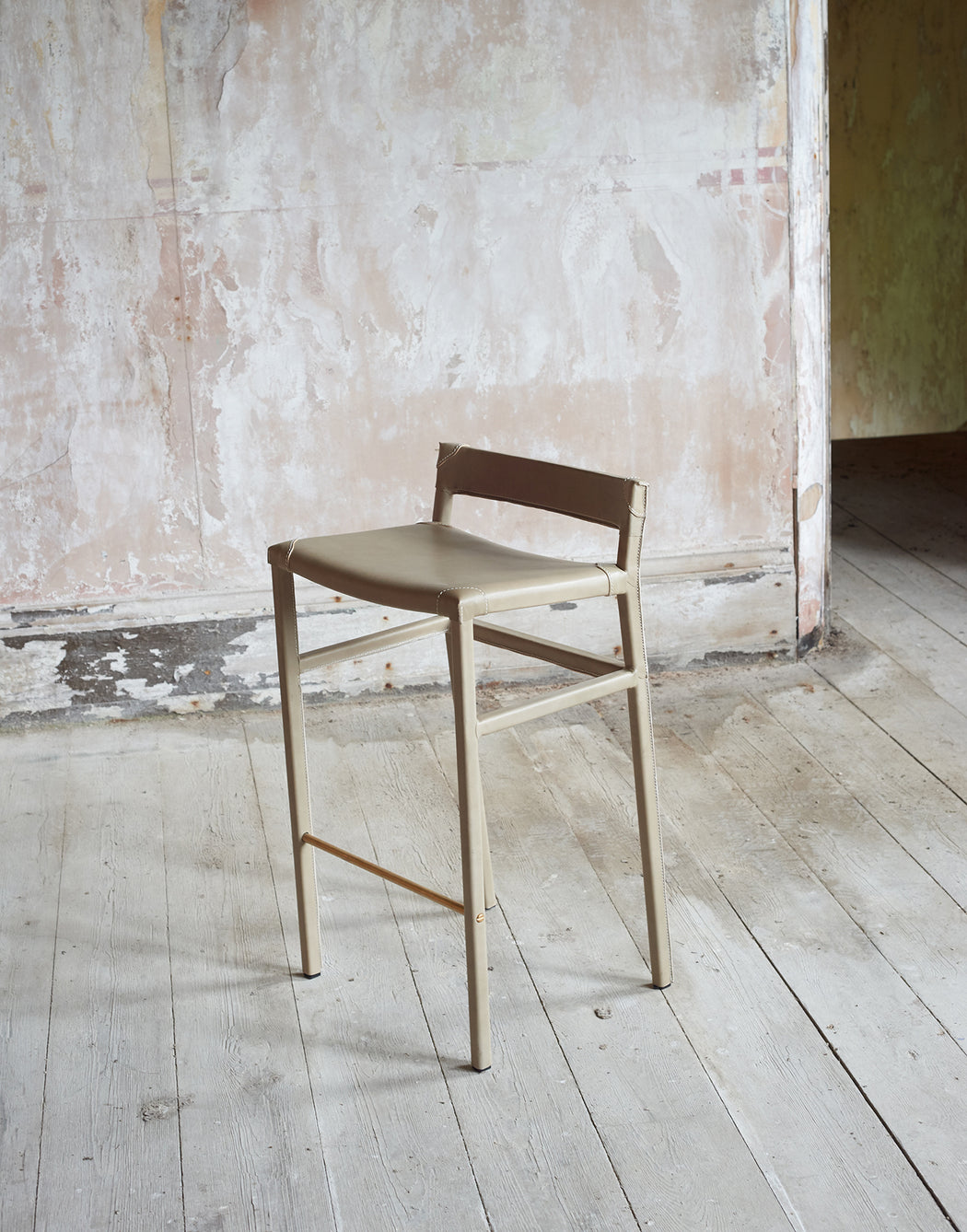 Sable Leather Bar Stool (9 Colors)