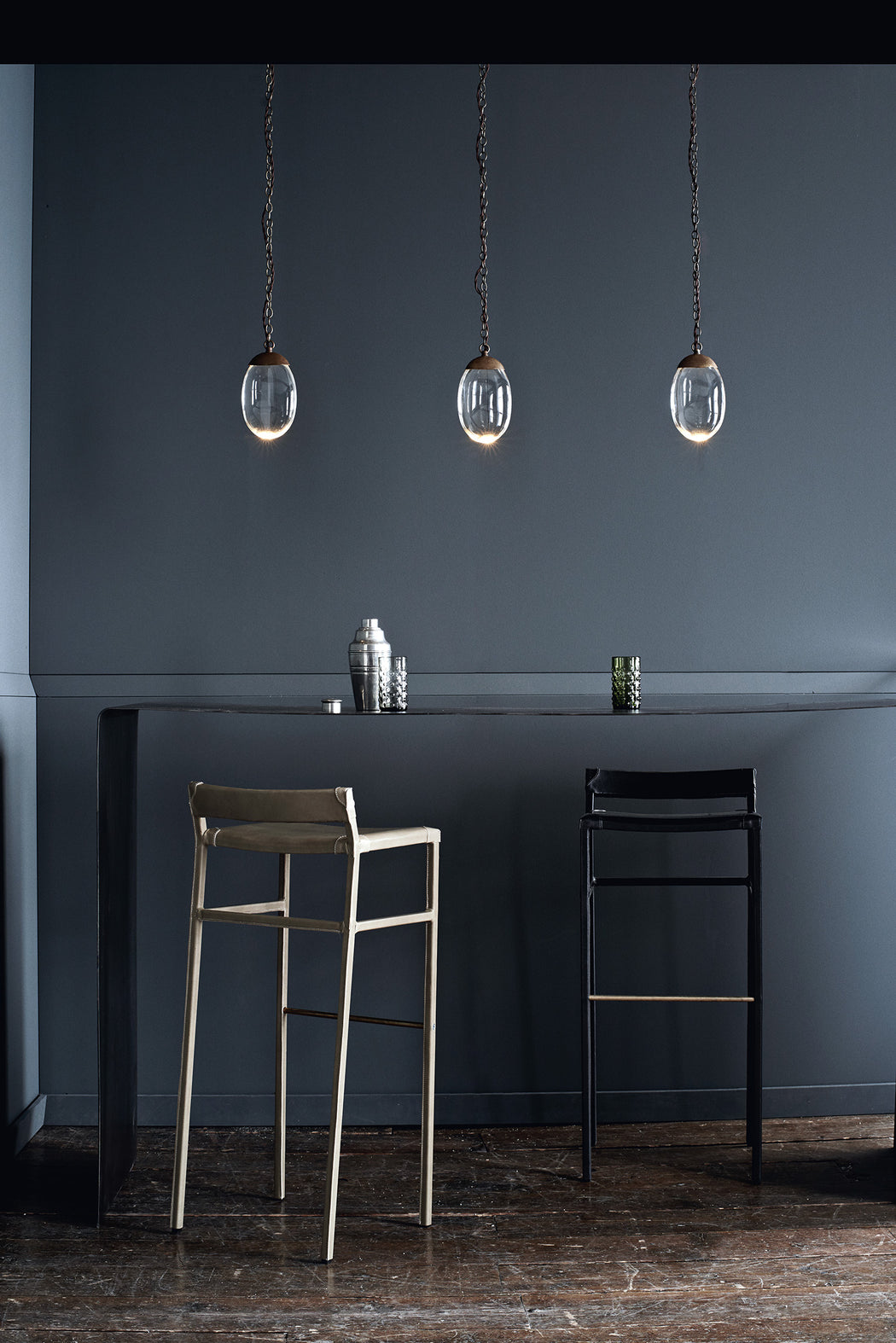 Sable Leather Bar Stool (9 Colors)