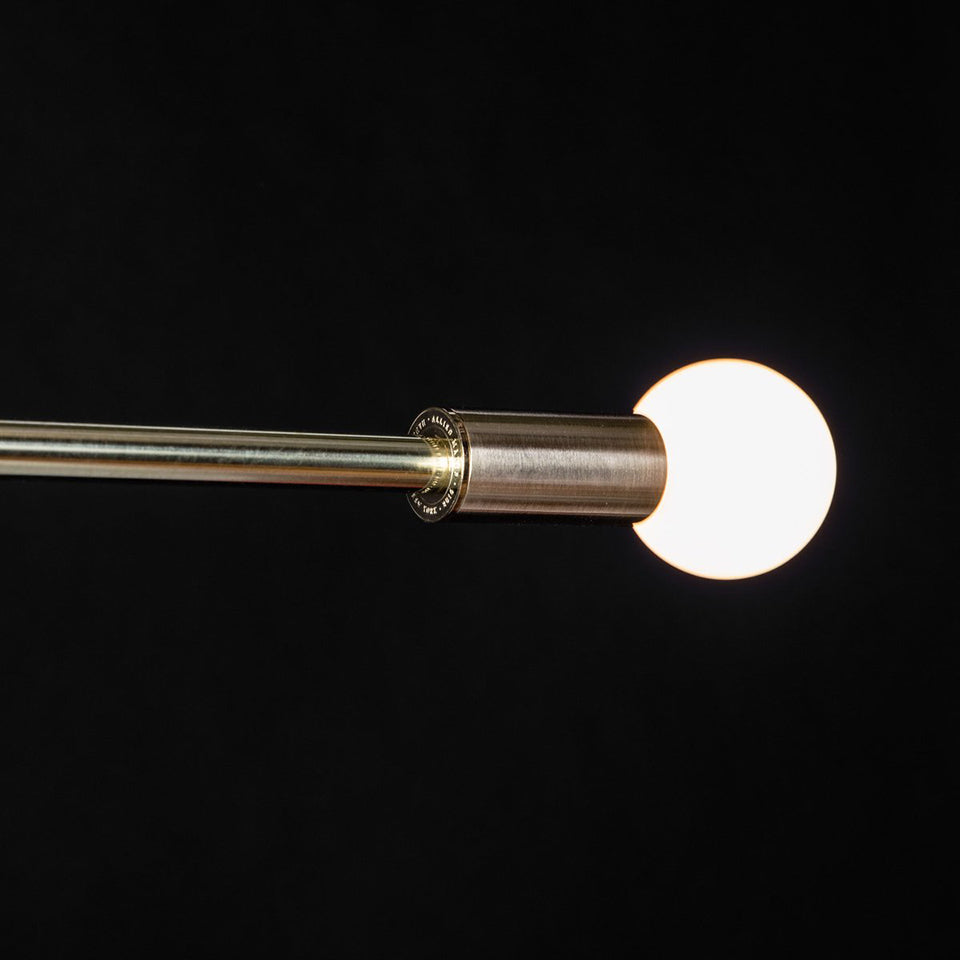 Brass T Ceiling Light