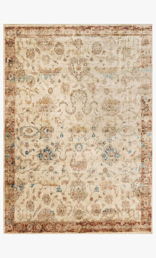 Anastasia Rug | Ivory & Rust