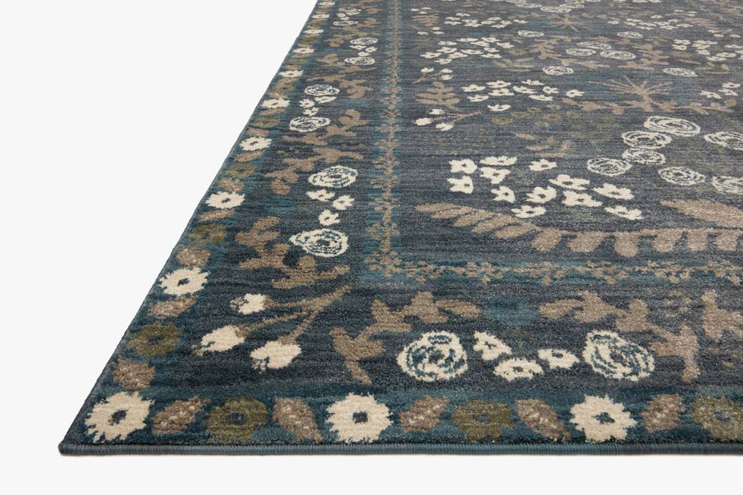 Fiore Florence Rug | Navy & Grey