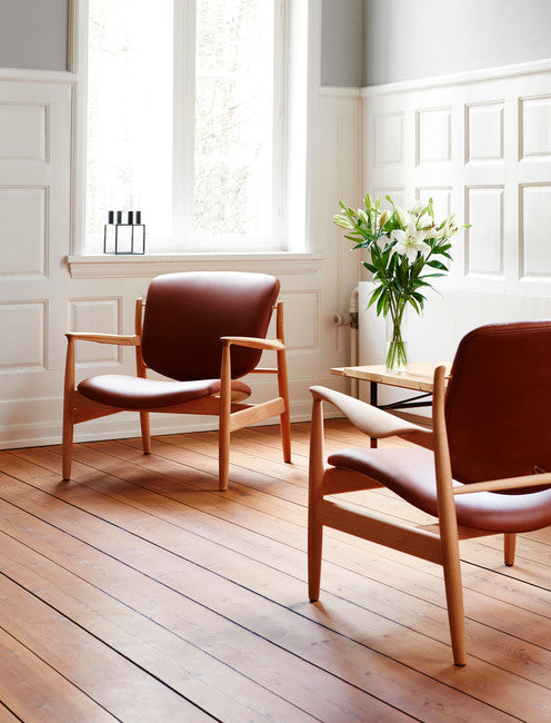 France Chair | Oiled Oak & Cognac