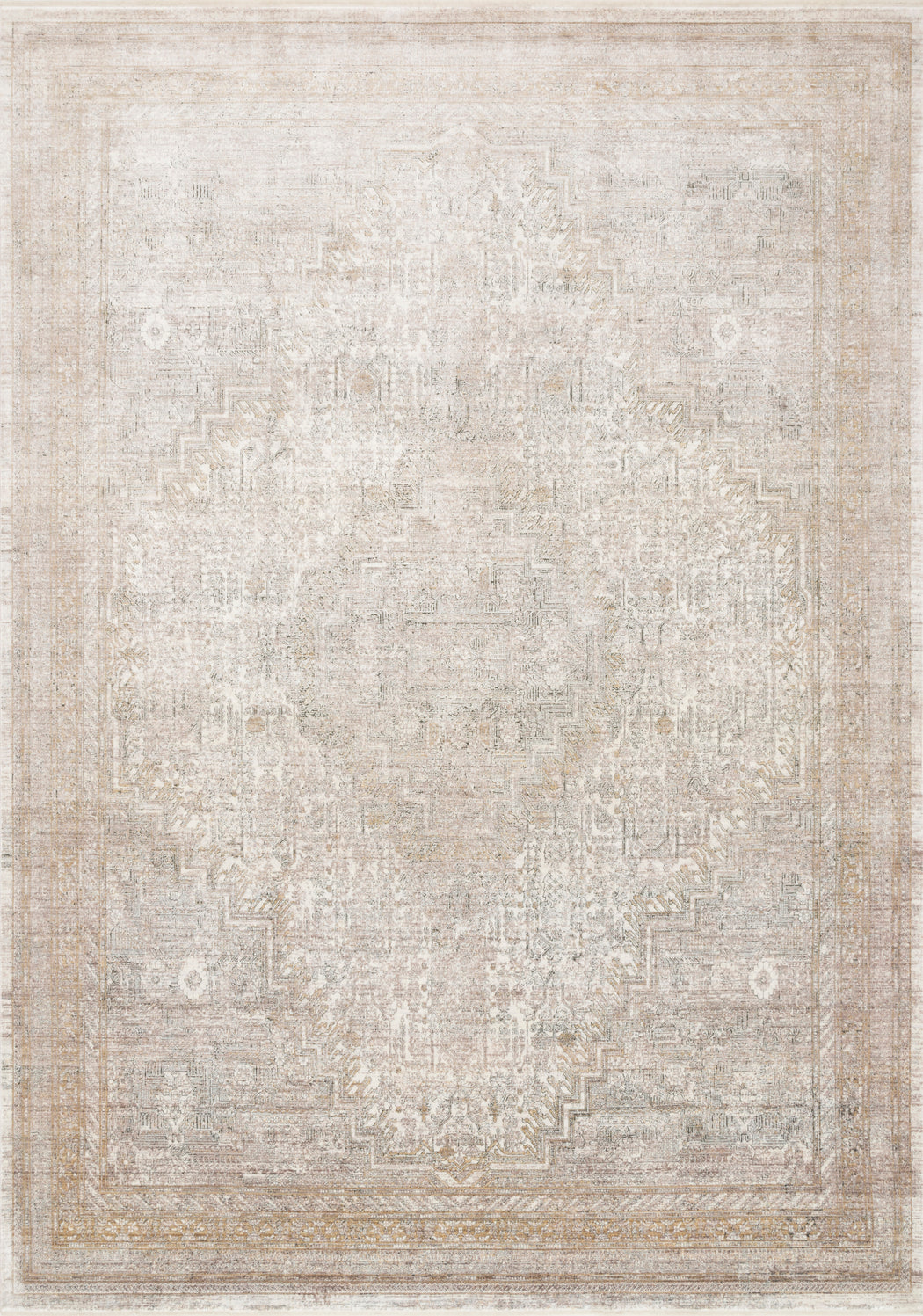 Gemma Rug | Sand and Ivory