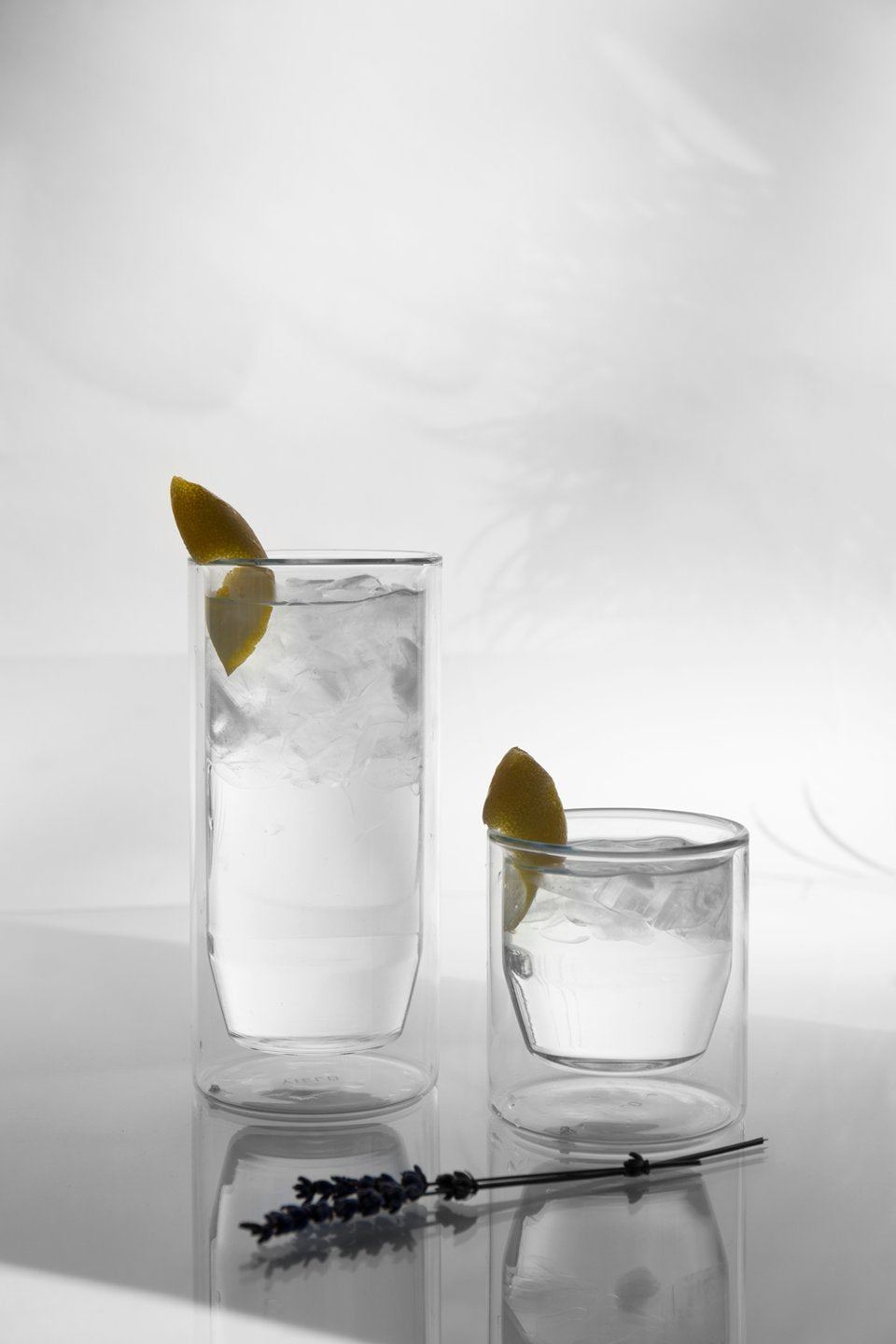 Tall Double Wall Glasses (Set of 2, 3 Colors)