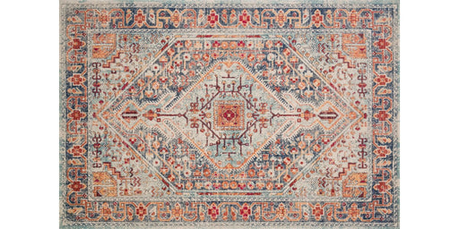 Nour Rug | Blue & Fiesta