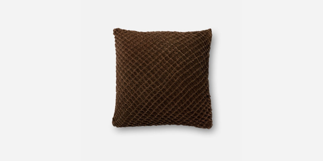 Waffle Solid Velvet Pillow (5 Colors)