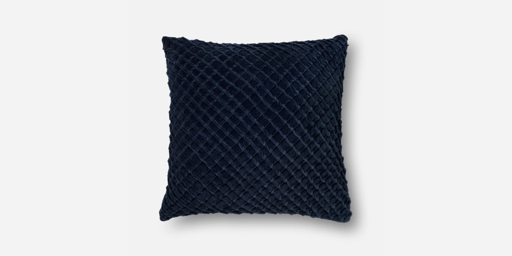 Waffle Solid Velvet Pillow (5 Colors)