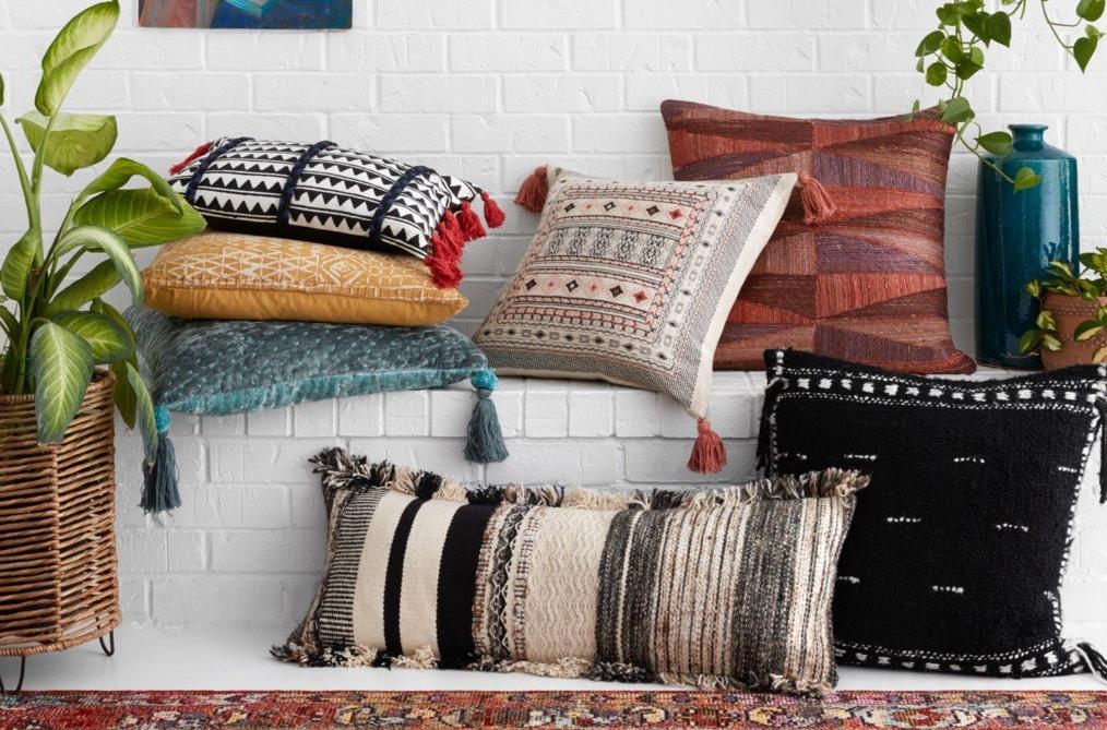 Red&Indigo Pillow