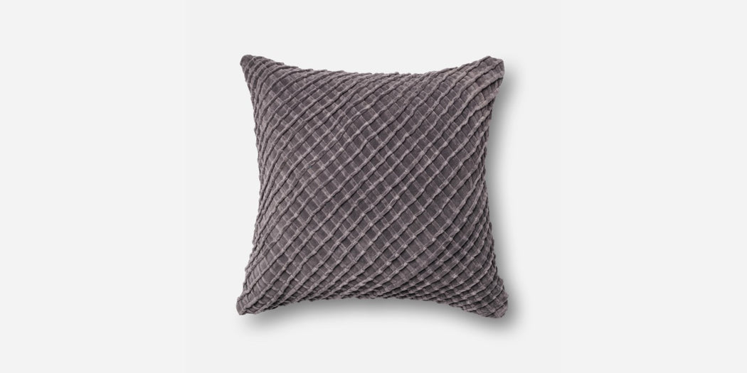 Waffle Solid Velvet Pillow (5 Colors)
