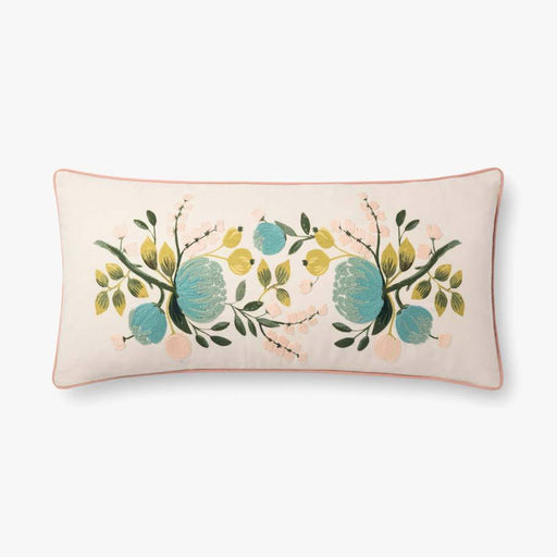 Mint Peony Pillow
