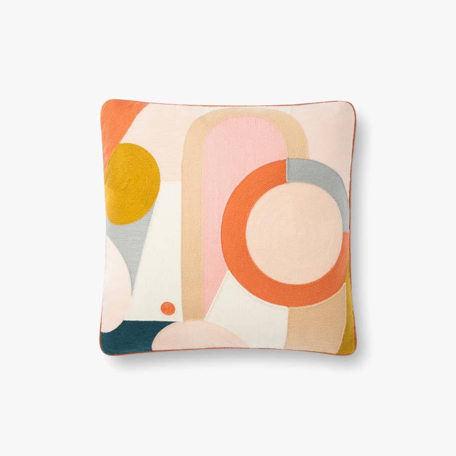 Graphic Orange Pillow