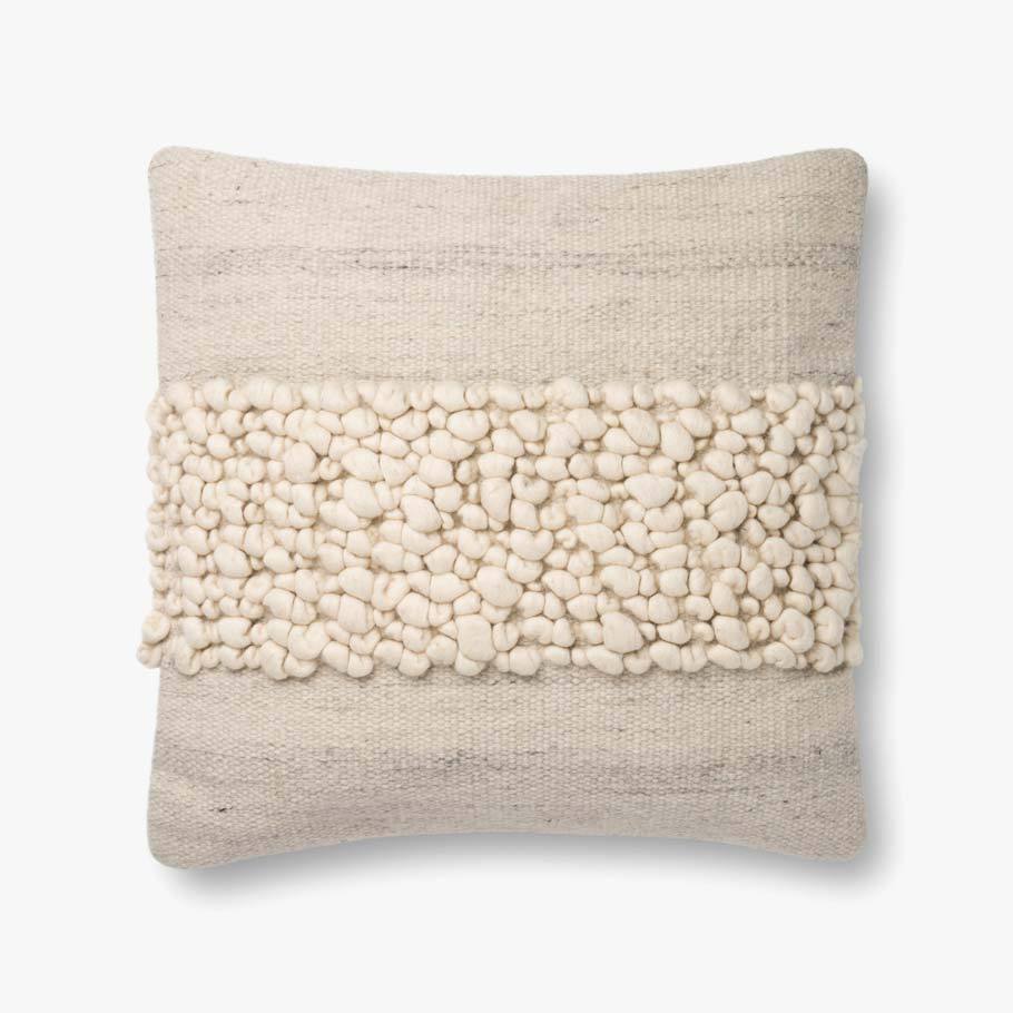 Ivory & Pebble Pillow [2 Sizes]