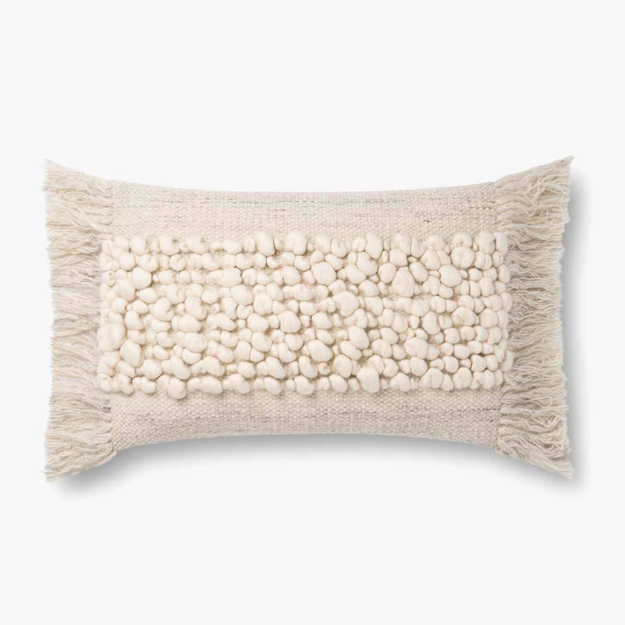 Ivory & Pebble Pillow [2 Sizes]