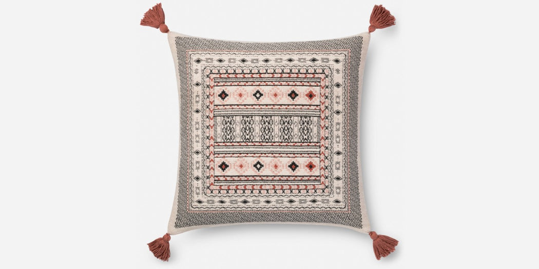 Red Tassel Inca Pillow