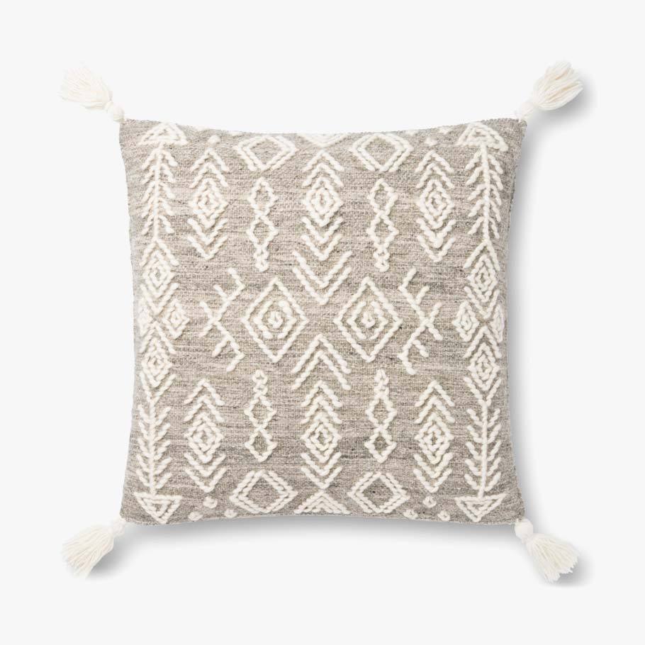 Grey Inca Pillow