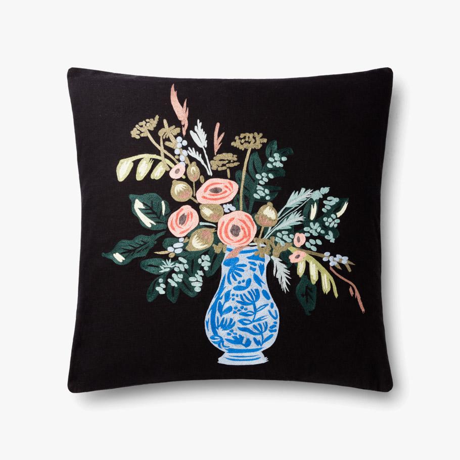 Flowers in Vase Pillow