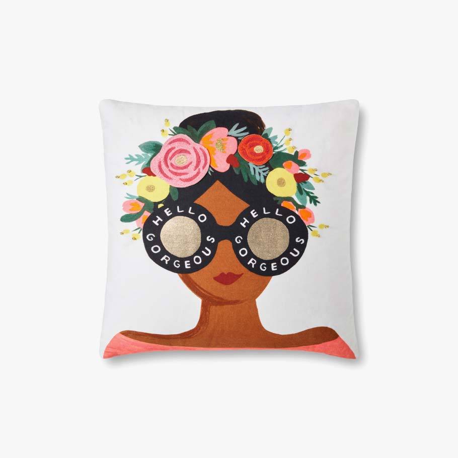 Tanned Hello Gorgeous Pillow