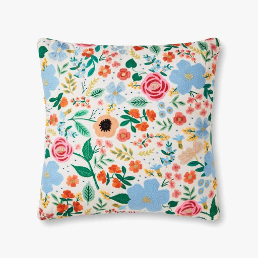 White Floral Party Pillow