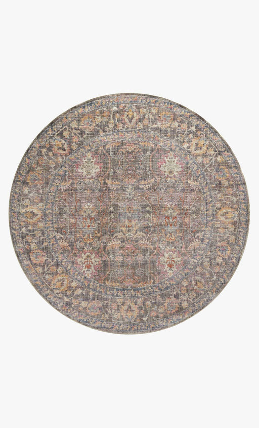 Rosemarie Round Rug | Stone & Multi