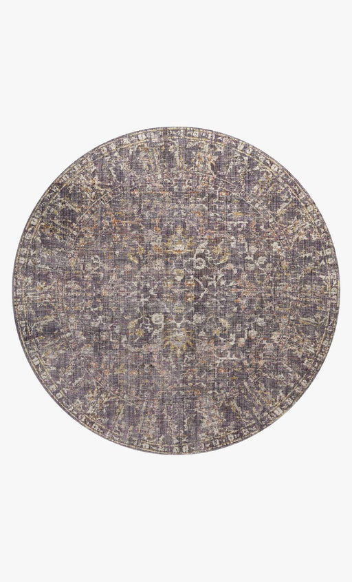 Rosemarie Round Rug | Graphite & Multi