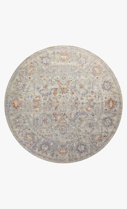 Rosemarie Round Rug | Oatmeal & Lavender