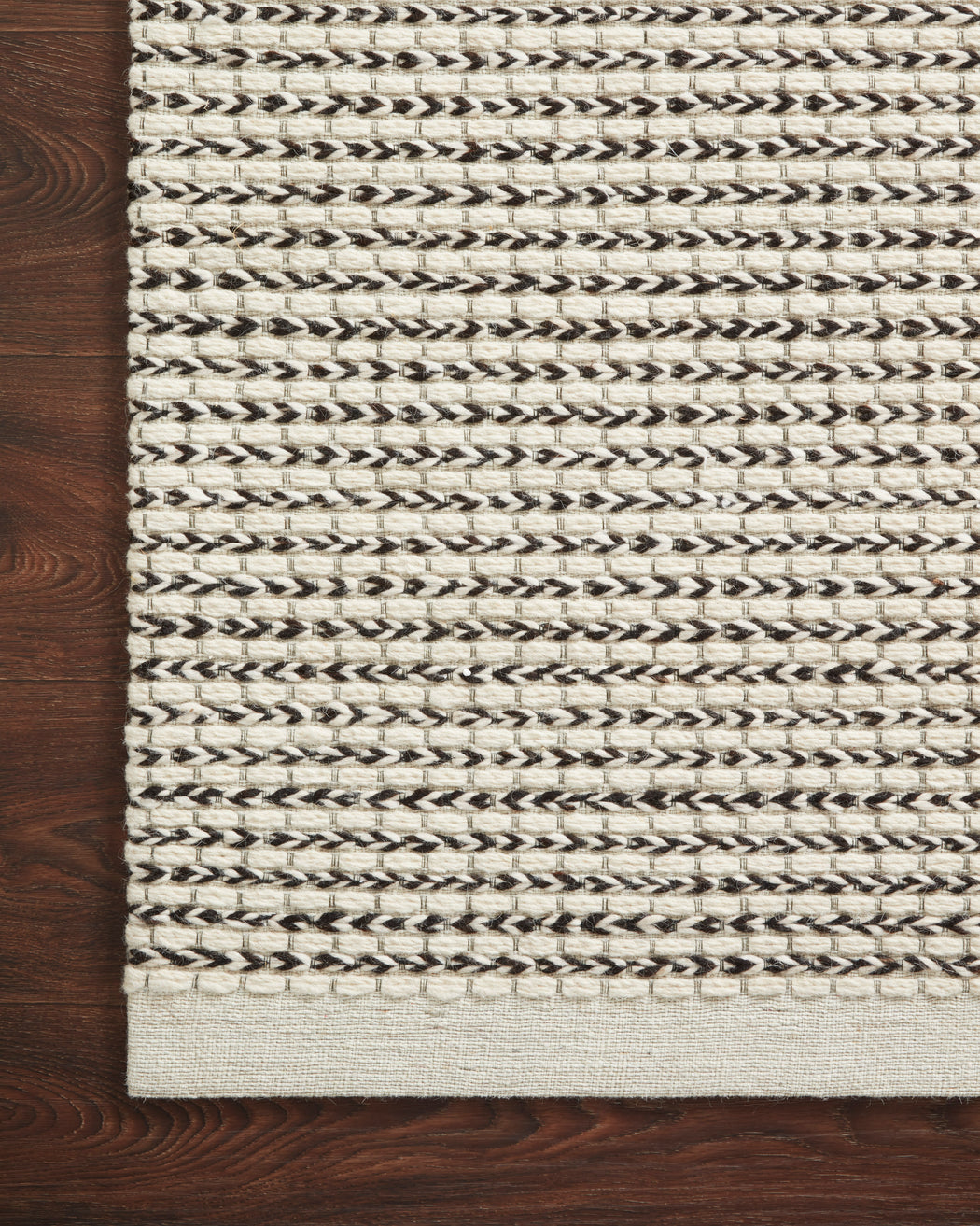 Toulouse Rug | Black & Natural