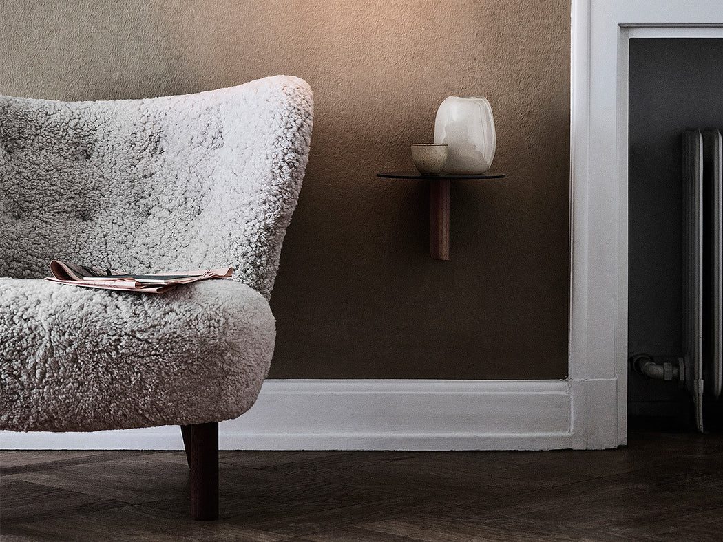 Little Petra VB1 Lounge Chair | Oiled Walnut Base (4 Colors) | Freeship