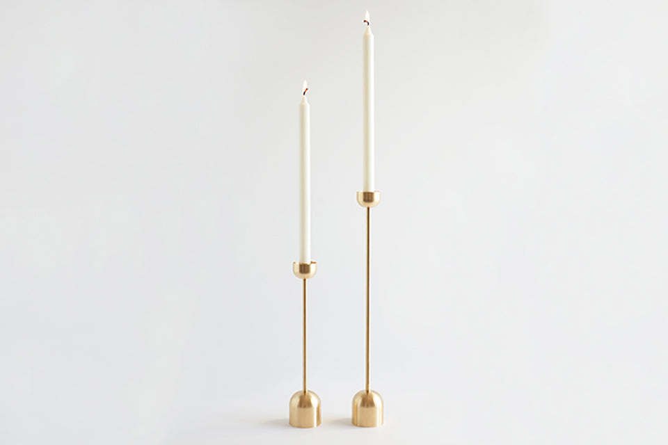 Dome Spindle Candle Holder (2 Sizes)