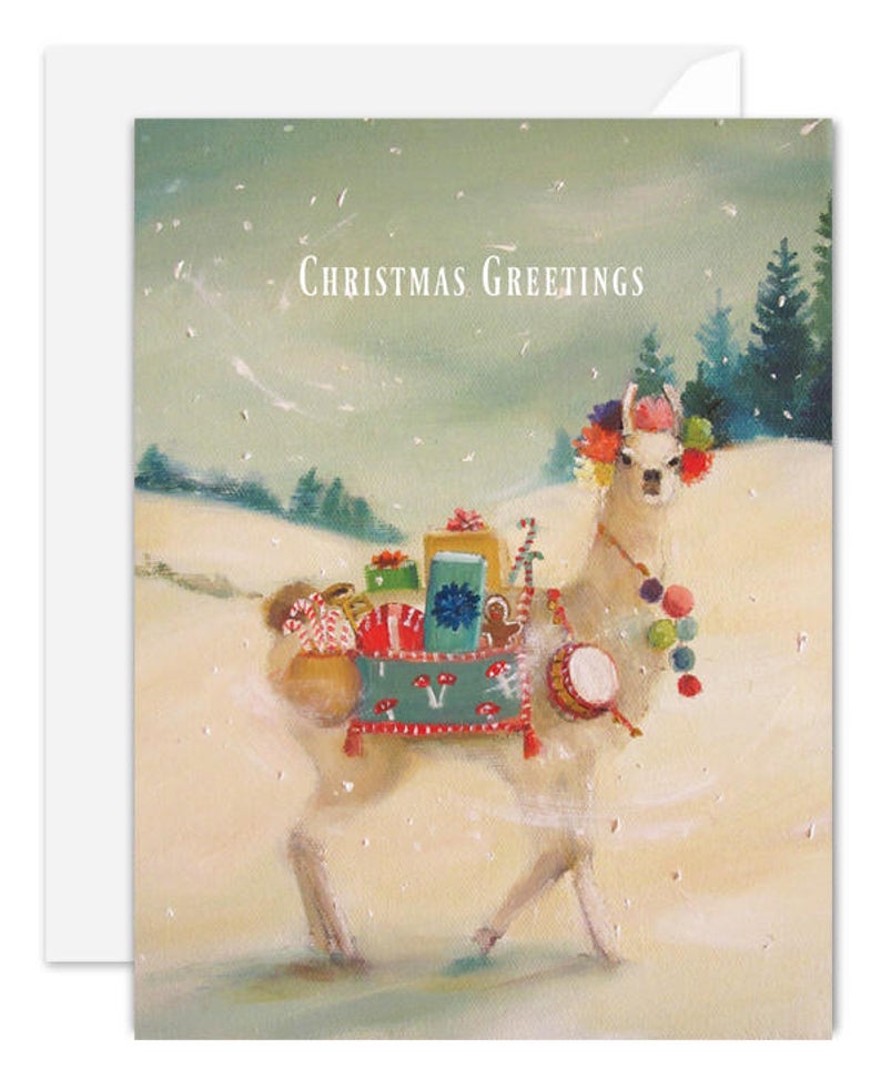 Christmas Card | The Northern Christmas Llama